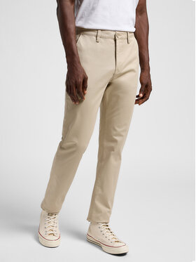 Lee Lee Chinosy SLIM CHINO Beżowy Slim Fit