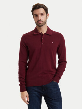 Tommy Hilfiger Tommy Hilfiger Pullover MW0MW36519 Dunkelrot Regular Fit