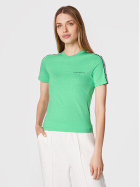 Chiara Ferragni Chiara Ferragni T-Shirt 73CBHT13 Zelená Slim Fit