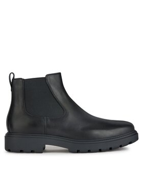Geox Geox Členková obuv s elastickým prvkom U Spherica Ec7 U36FRA 00043 C9999 Čierna