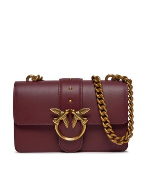 Pinko Pinko Ročna torba Love One Mini C AI 23-24 PLTT 100058 A0F1 Bordo rdeča