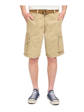Lee Lee Szorty materiałowe 112145580 Khaki Regular Fit