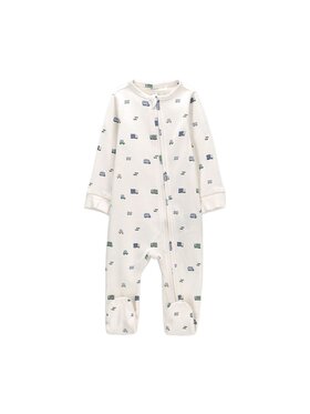 Coccodrillo Coccodrillo Pajac ZC6104101MBN-003 Kremowy Regular Fit