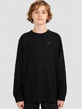 4F 4F T-Shirt 4FJWMM00TLONM655 Czarny Active Fit