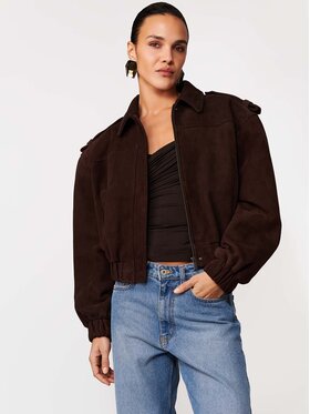 La Mania La Mania Kurtka przejściowa BERLIN Brązowy Basic Fit