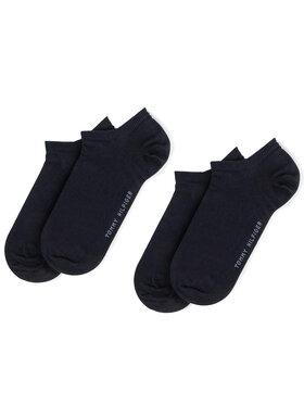 Tommy Hilfiger Tommy Hilfiger Комплект 2 чифта къси чорапи мъжки 342023001 Тъмносин