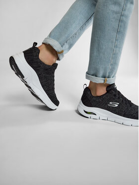 Skechers Skechers Сникърси Paradyme 232041/BKW Черен