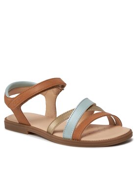 Geox Sandale J Sandal Karly Girl J5235D 054AJ C5BF3 D Bež