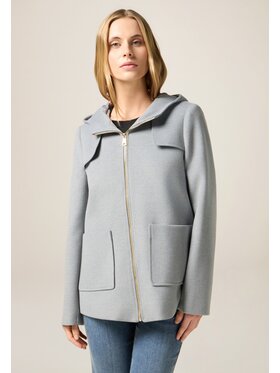 Oltre Oltre Cappotto 0086R100496N013 Grigio Baggy Fit