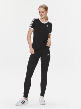 adidas Leggings Loungewear Essentials 3-Stripes GL0723 Crna Extra Slim Fit