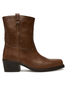 Weekend Max Mara Weekend Max Mara Botki Ranch 2525796034600 Brązowy