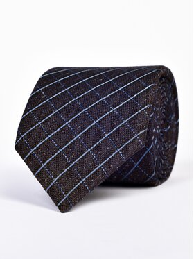 ELSNER ELSNER Kravata JEDWAB ŻAKARD A0898 Hnedá