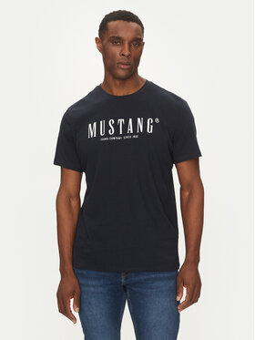 Mustang Mustang Тишърт Austin 1016264 Тъмносин Regular Fit