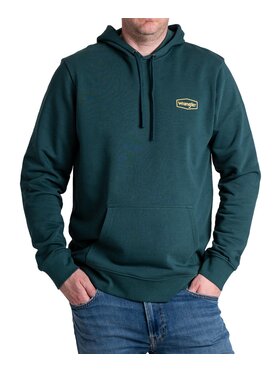 Wrangler Wrangler Bluza 112339518 Zielony Relaxed Fit