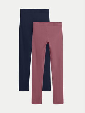 NAME IT NAME IT Set 2 perechi leggings 13205781 Colorat Slim Fit