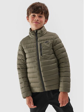 4F 4F Зимова куртка 4FJAW23TDJAM220 Хакі Regular Fit