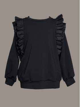 SLY SLY Bluza 4S-117A Czarny Comfortable Fit