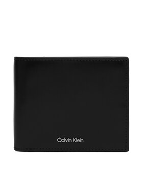 Calvin Klein Calvin Klein Peněženka Raised Ew Bill Fold W/ Coin LV04D1163G Černá