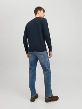 Jack&Jones Džemper Albert 12236792 Tamnoplava Regular Fit