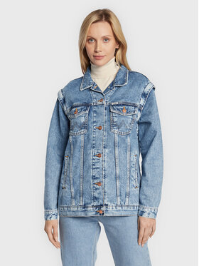 Wrangler Wrangler Farmer kabát Cher W40396X17 Kék Regular Fit