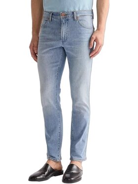 Wrangler Wrangler Jeansy LARSTON Niebieski Slim Fit