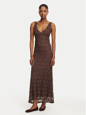 ONLY ONLY Φόρεμα βραδινό Albina 15372795 Καφέ Regular Fit