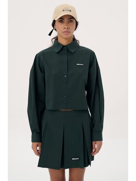 Misaga Misaga Koszula IVY SHIRT Zielony Regular Fit