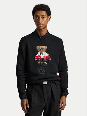 Polo Ralph Lauren Polo Ralph Lauren Sweter 710B28783001 Czarny Loose Fit
