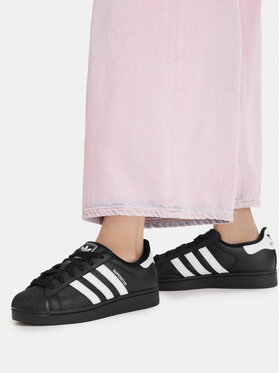 adidas adidas Sneakersy Superstar II JI0079 Čierna
