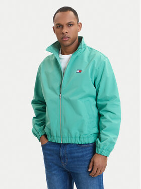 Tommy Jeans Tommy Jeans Prehodna jakna Essential DM0DM22720 Zelena Regular Fit