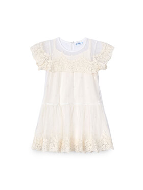 Mayoral Mayoral Elegantes Kleid 3909 Beige Regular Fit