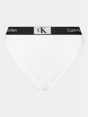 Calvin Klein Underwear Braziljske Spodnje Hlačke High Waist Brazilian 000QF7223E Bela