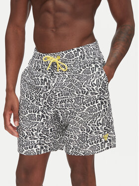 Guess Guess Плувни шорти F5GT04 WG2D2 Кремав Regular Fit