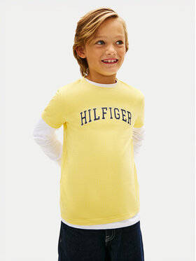 Tommy Hilfiger Tommy Hilfiger T-shirt KB0KB10420 Žuta Regular Fit