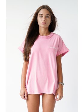 MissDenim MissDenim T-Shirt Oversize Washed Tee Różowy Oversize