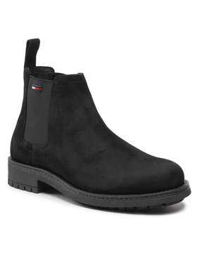 Tommy Jeans Tommy Jeans Bottines Chelsea Classic Tommy Jeans Chelsea Boot EM0EM01056 Noir