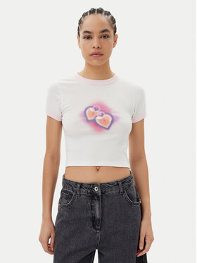 HUGO HUGO T-Shirt Dalia 50537476 Écru Slim Fit