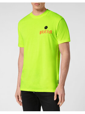 PHILIPP PLEIN PHILIPP PLEIN T-Shirt 433 Żółty Regular Fit