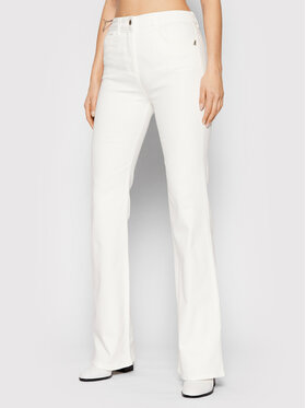 Patrizia Pepe Patrizia Pepe Traperice CP0937/DSo4/W146 Bijela Skinny Fit