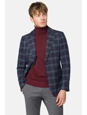 Lancerto Lancerto Marynarka Shildon MA131223000011 Granatowy Slim Fit
