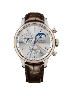 Aerowatch aerowatch Zegarek 78986-BI03 Brązowy