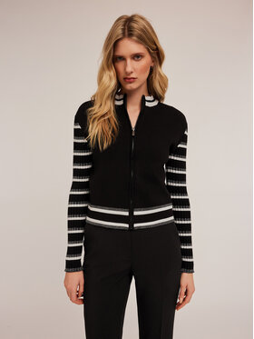 Motivi Motivi Cardigan M354W003500N0Z3 Nero Regular Fit