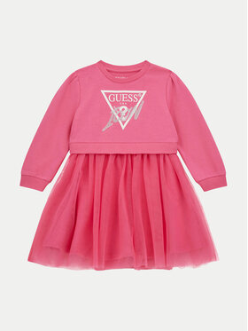 Guess Guess Φόρεμα καθημερινό K4YK09 KB8R0 Ροζ Regular Fit