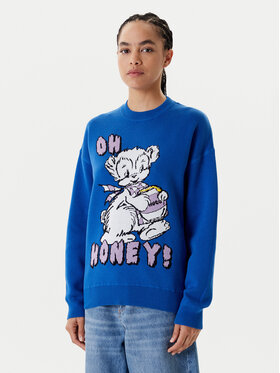 HUGO HUGO Sweater Seted 50543019 Kék Regular Fit