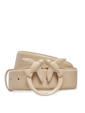 PINKO Pinko Damengürtel Love Berry H4 Belt AI 24-25 PLT01 100120 A1K2 Beige