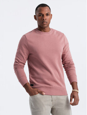 Ombre Ombre Mikina OM-SSBN-0159 Růžová Regular Fit