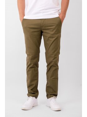 TeeShoppen TeeShoppen Chinosy 'Perform Collection' Zielony Regular Fit