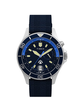 Timex Timex Zegarek TW2W22000 Niebieski