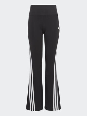 adidas adidas Colanți Future Icons 3-Stripes Cotton Flared Leggings IC0115 Negru