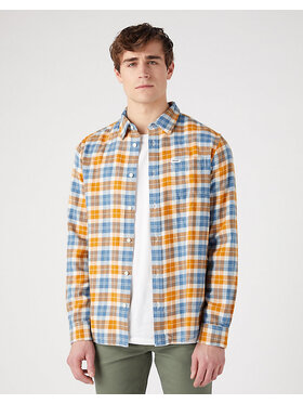 Wrangler Wrangler Koszula 1 POCKET SHIRT Kolorowy Regular Fit